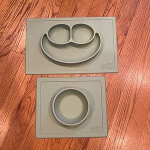 EZPZ - Sage Happy Mat & Bowl